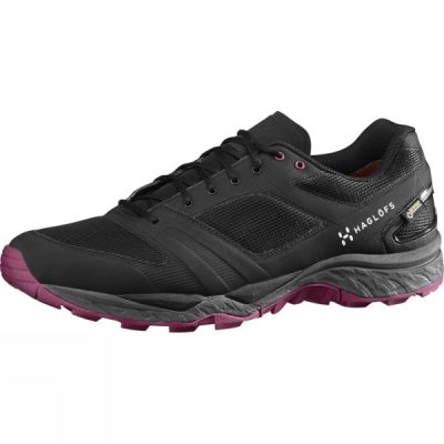 Zapatillas Running Haglofs Gram Gravel GT Mujer Negras / Rosas - Chile PUJ341286